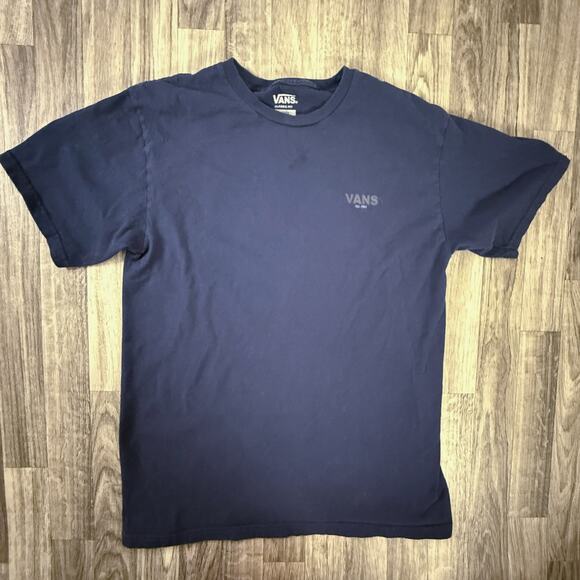 Vans Classic Fit Pool Hall Club Tee Navy Blue Medium Skate Graphic Shirt 1966 - Picture 6 of 7
